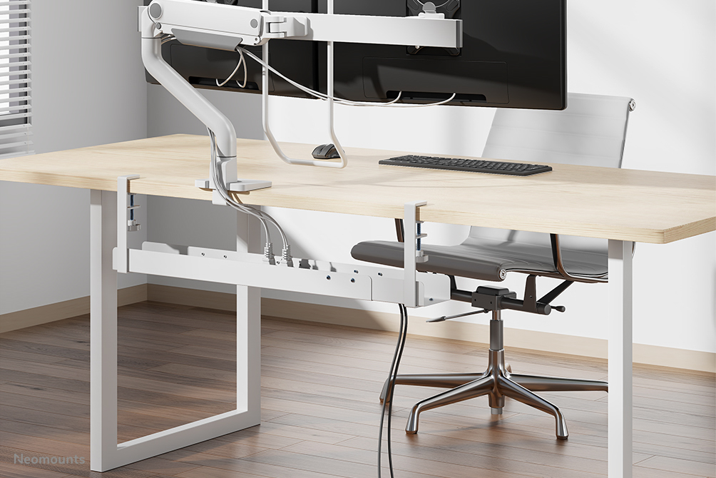Neomounts ADS07-120WH Cable tray - clamp-on design - universal